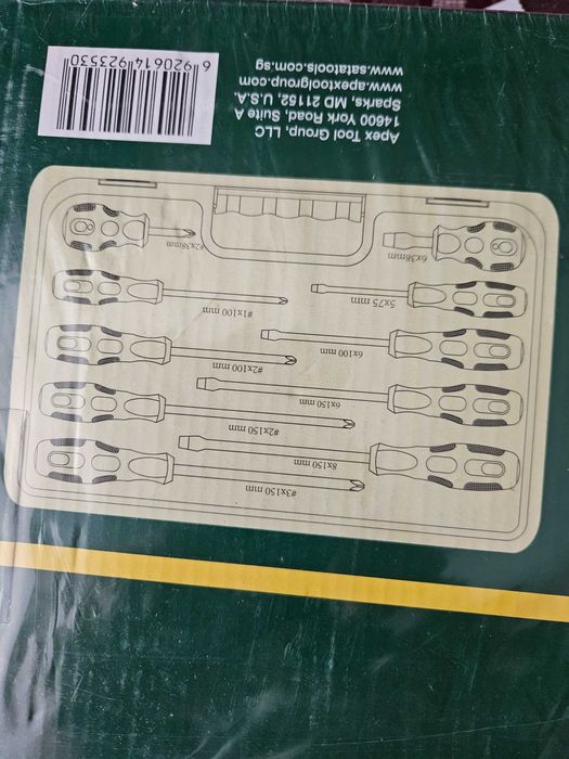 Zestaw wkrętaków SATA