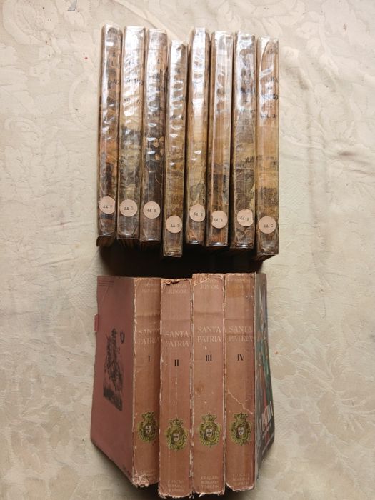 Campos Junior, A Filha do Polaco (8 Vol) & Santa Patria (4 Vol)