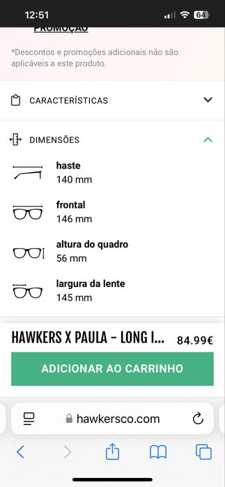Oculos de sol Hawkers - estilista Paula Echevarria