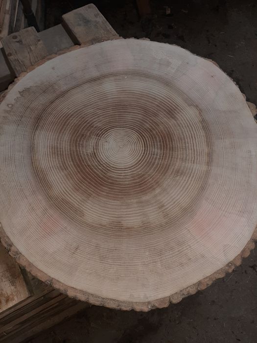 Plaster plastry drewna stolik kawowy ława  duze i male szlifowane  dąb