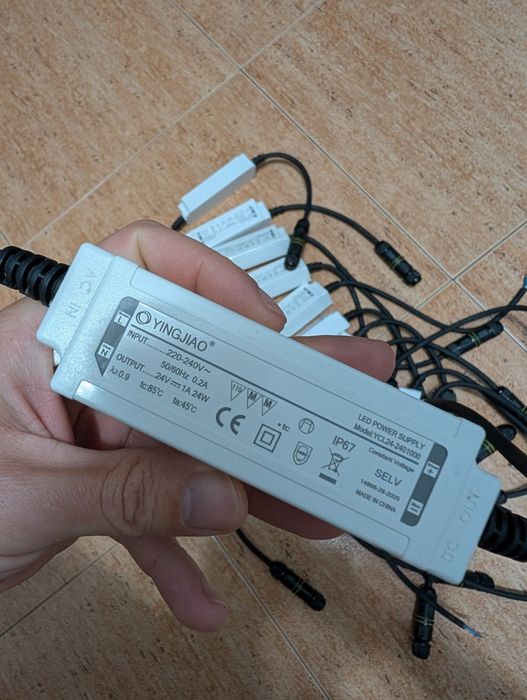 Блок живлення 14 штук. LED 24V 24W IP67