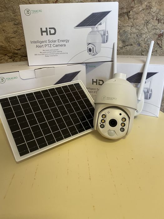 Camera de vigilacia com painel solar 4g/wifi