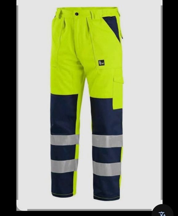 Spodnie robocze odblaskowe