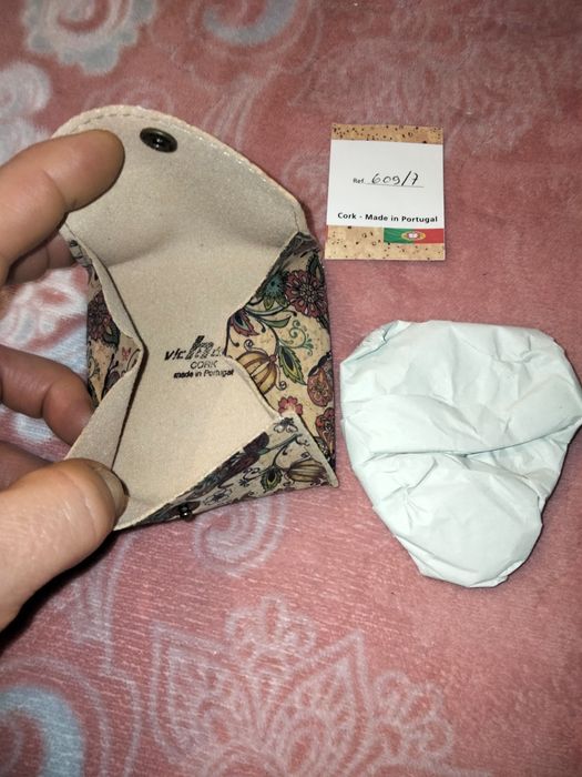 Porta moedas de Cortiça Novo