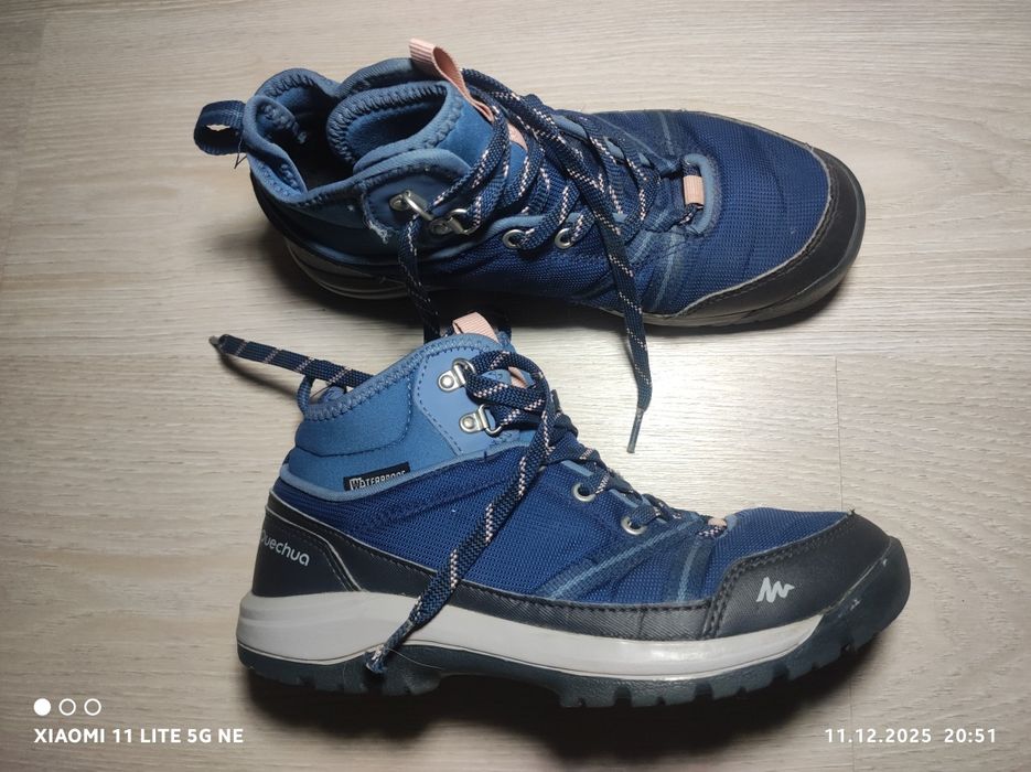 Ботинки 37 размер decathlon quechua NH150 24 см стелька демисезонные