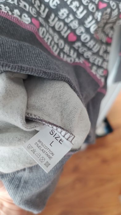 Nowa bluza bawełniana dresowa Only L