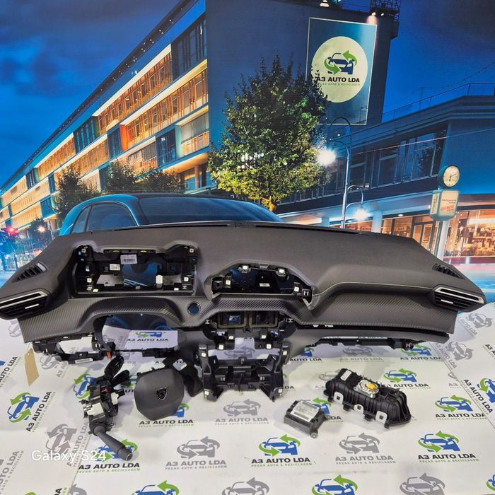 Tablier com kit de airbags completo para Peugeot 208 de 2008