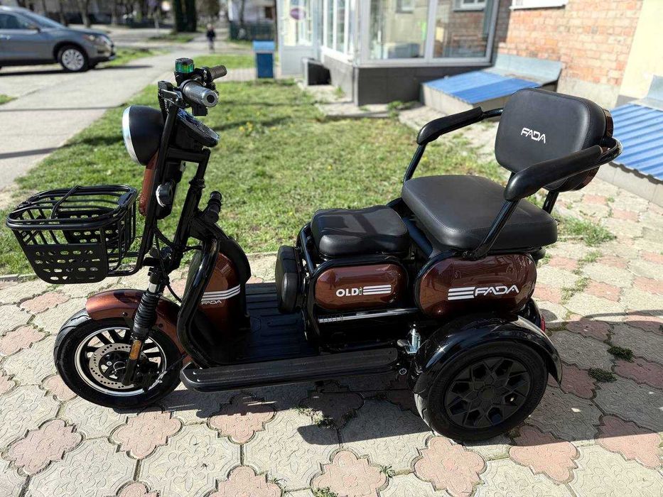 Електротрайк (трьоколісний електровелосипед)  FADA OLDі 2025