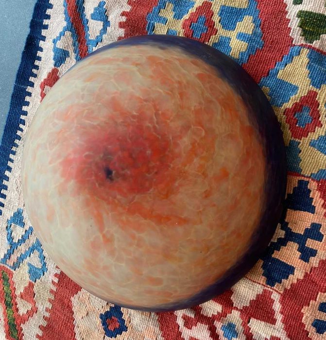 Candeeiro Arte Nova em ferro forjado – peça de antiquário