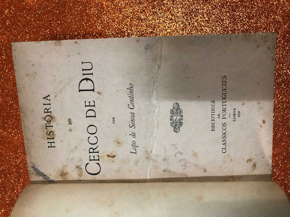 Historia do Cerco de Diu - Lopo de Sousa Coutinho