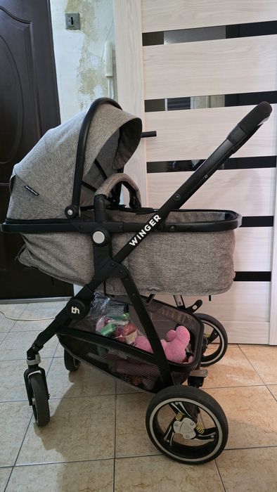 Коляска BabyHit Winger Light Grey трансформер