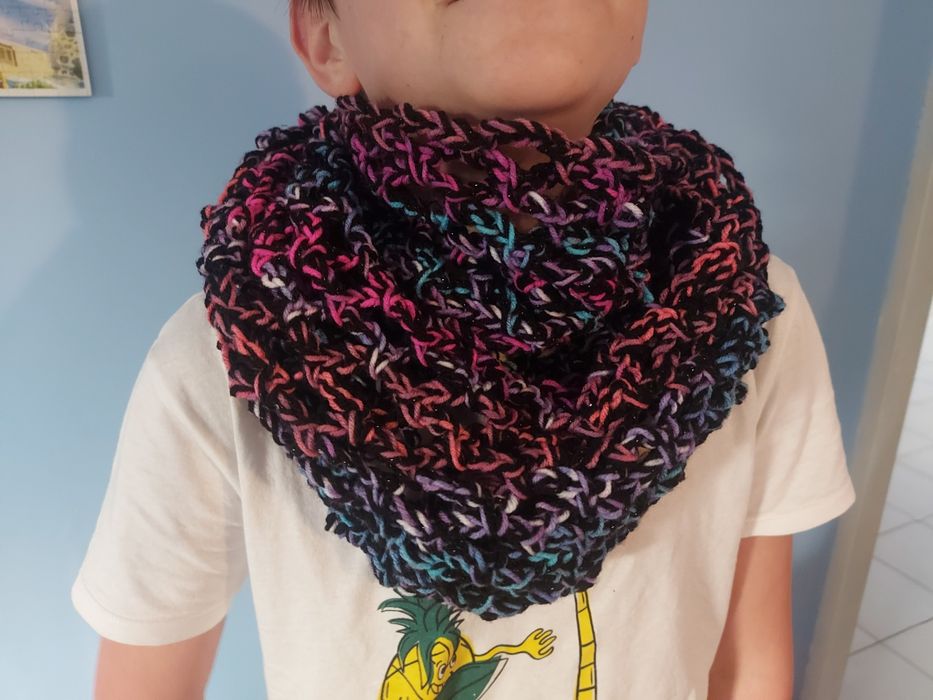 Chusta handmade.