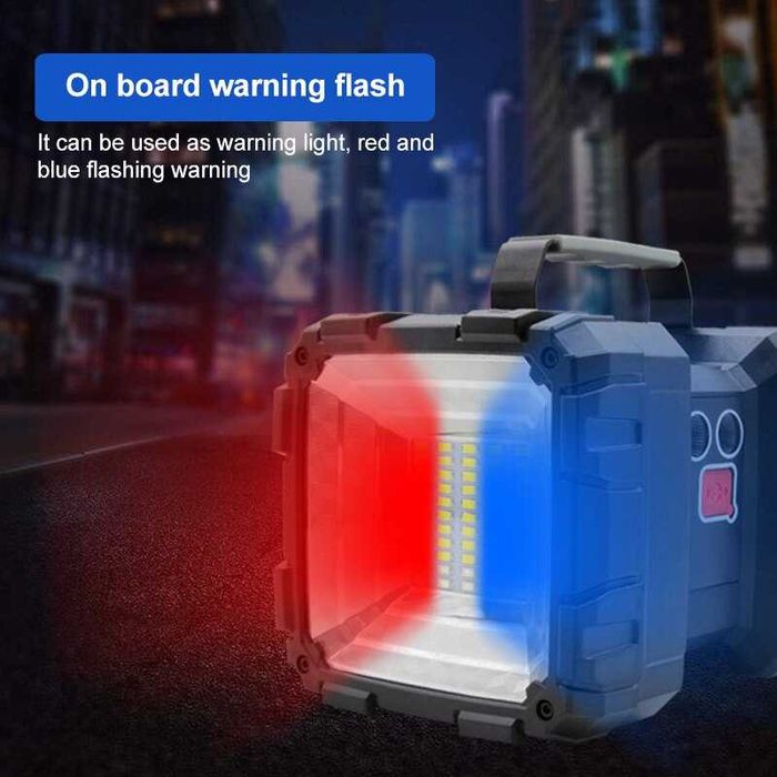 Mocna latarka lampa turystyczna powerbank lampka