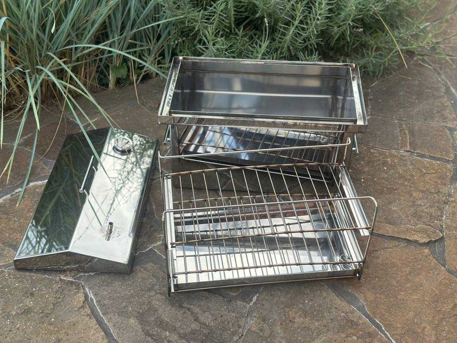 Коптильня горячего копчения‼️Нержавеющая сталь 2️⃣мм‼️