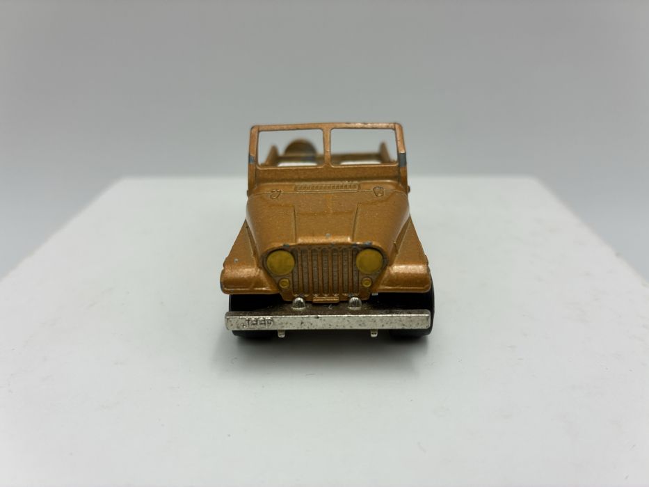 Majorette No. 268 Jeep Copper Orange 1:54 Scale