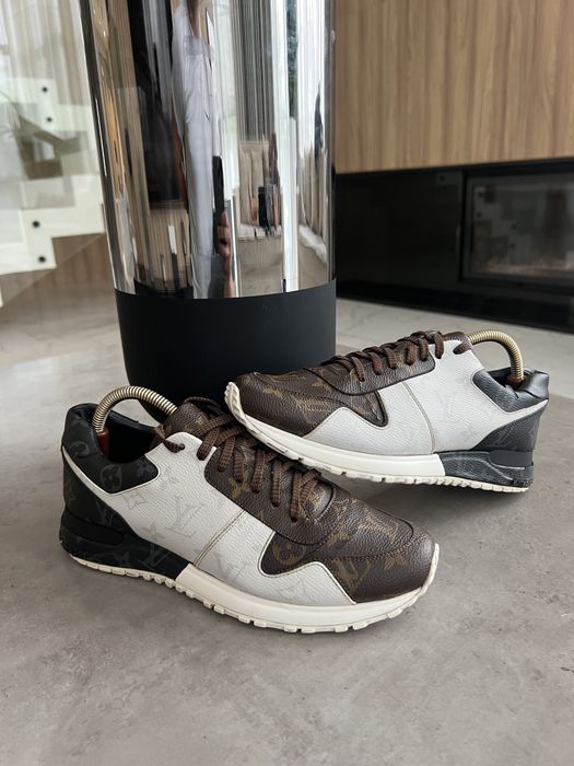 louis vuitton black white brown triple monogram run away