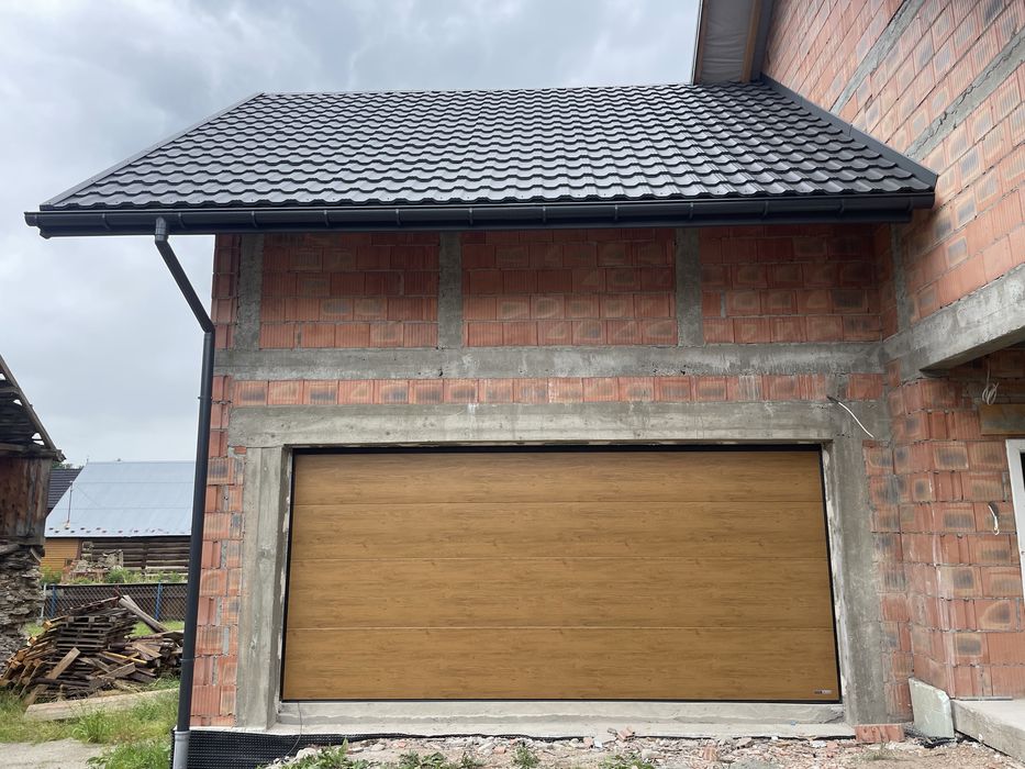 Brama garażowa segmentowa srebna 5000x2250