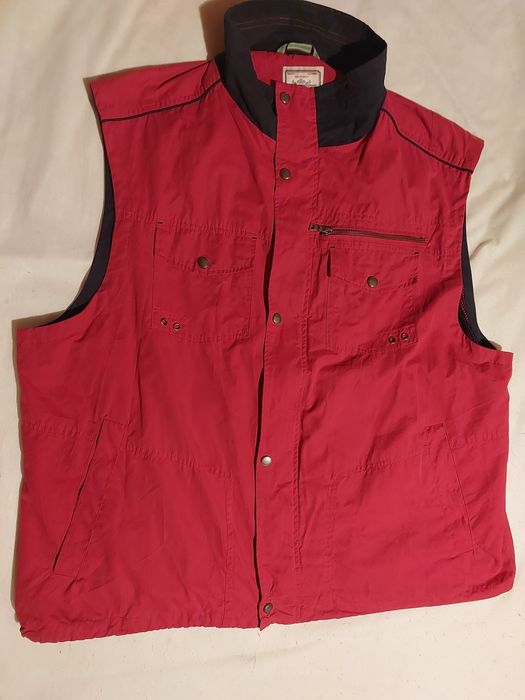 Жилет мужской летний на молнии и заклёпках. Большой размер.