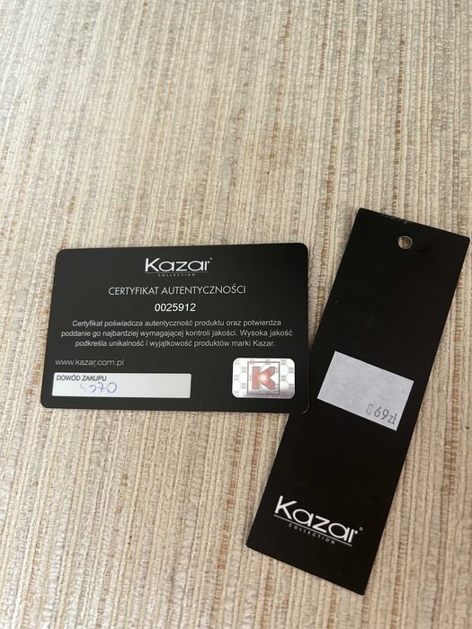 nowa skórzana torebka Kazar