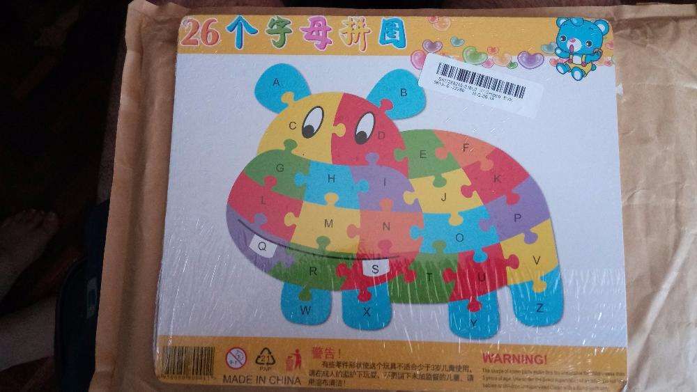 Puzzle didáctico para crianças