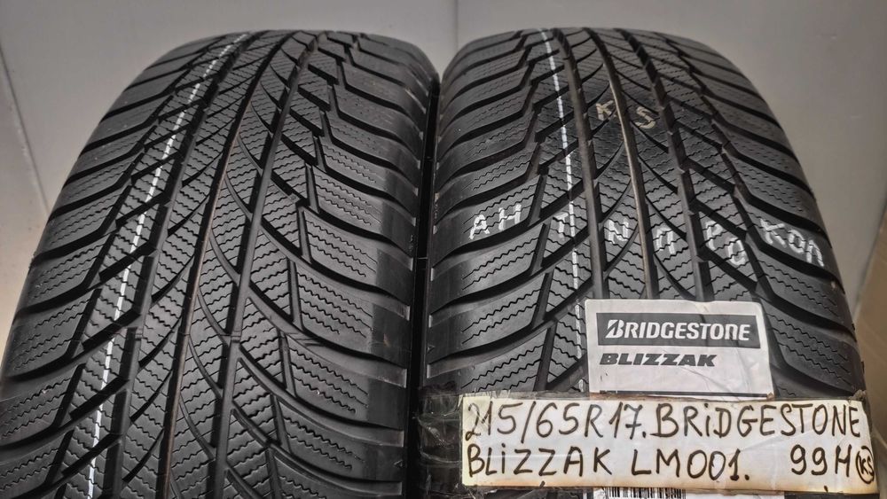 шини 215/65R17. Bridgestone . 8,5мм. 2023р. зима