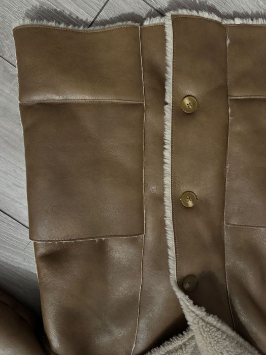 Довга весняна дублянка Zara