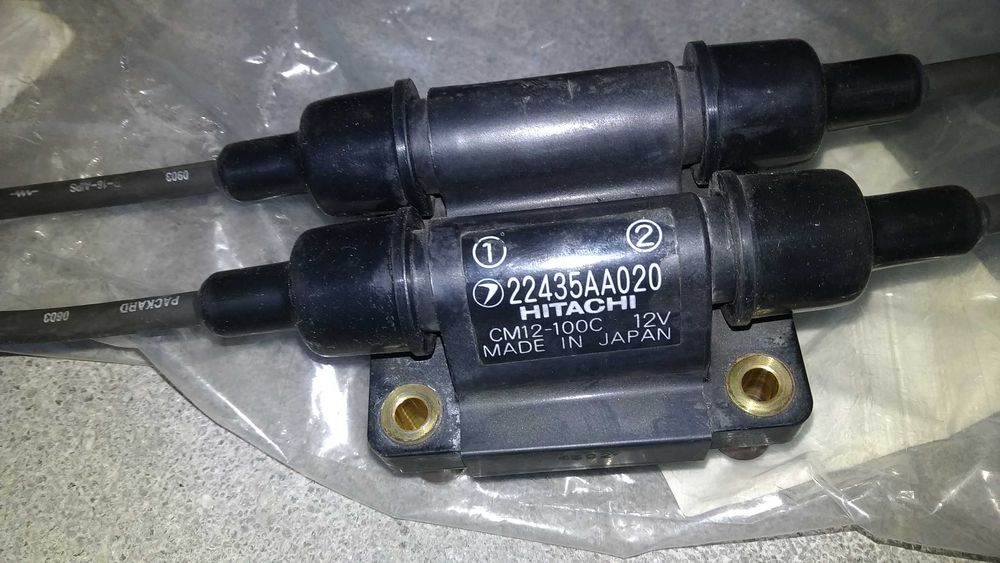 Cabos de velas e bobine de ignição subaru legacy