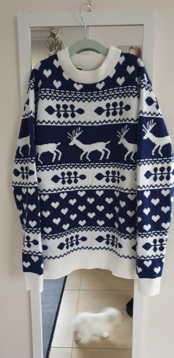 Sinsay XXS świąteczny sweter dla dziewczynki lub damski