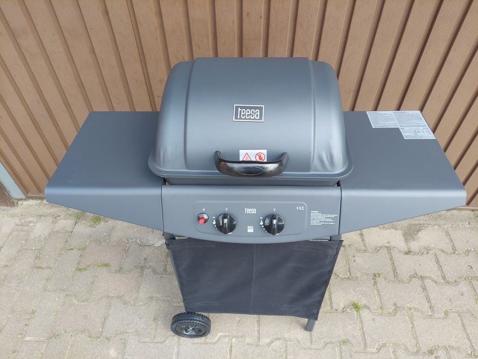 Grill gazowy dwa palniki  nowy !