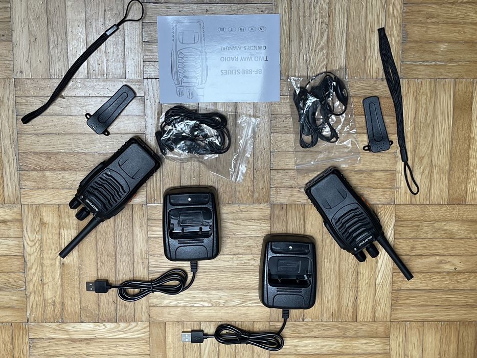 Krótkofalówki PMR 446 Baofeng 2 szt