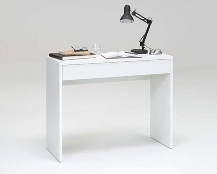 FMD MOBEL stół konsolowy biały używany 100 x 80 x 40 cm