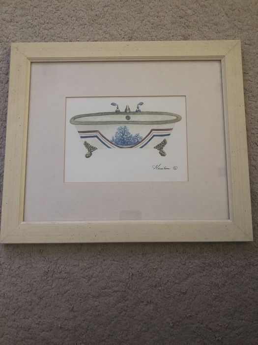 Conjunto de dois quadros em bom estado