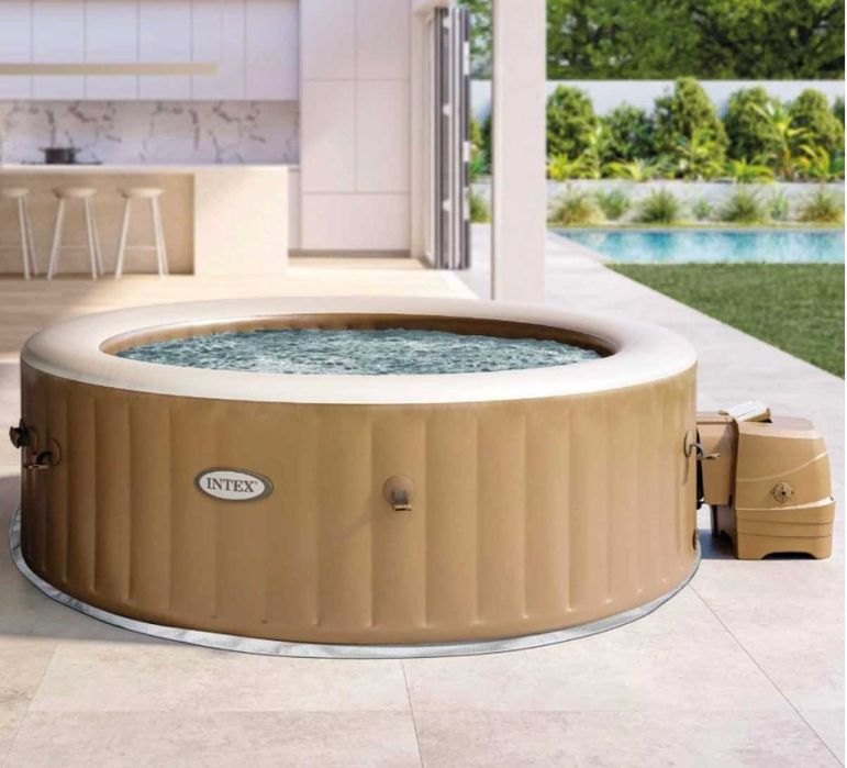 INTEX PureSpa Sahara Bubble Massage - Jacuzzi Inflável Premium como NOVO