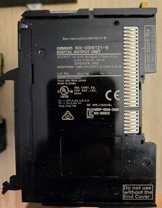 Sterownik PLC Omron NX1P2-9024DT1 z rozszerzeniami