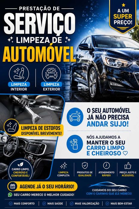 serviços limpeza automovel