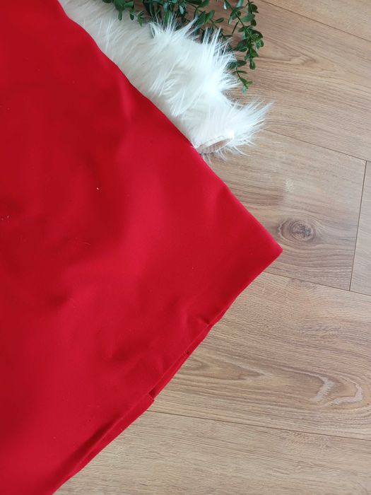 czerwona elegancka spódnica 36S 38M stara retro vintage midi klasyczna