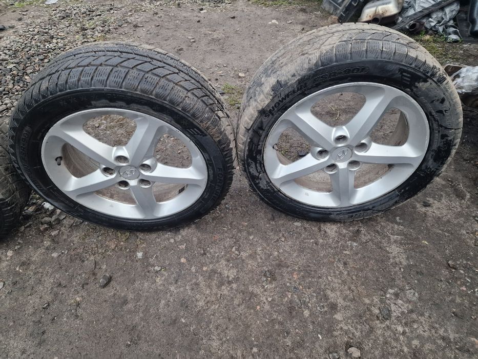 Колеса 5x114.3 225/50 r17 цо 67.1 Hyundai Sonata  NF диски титаны лить
