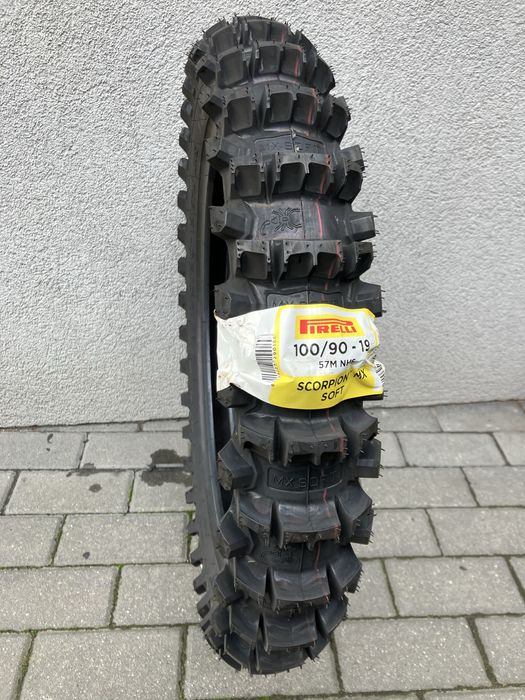 100/90-19 Pirelli SCORPION MX Soft Piaskowa KTM Yamaha YZ Honda CRF