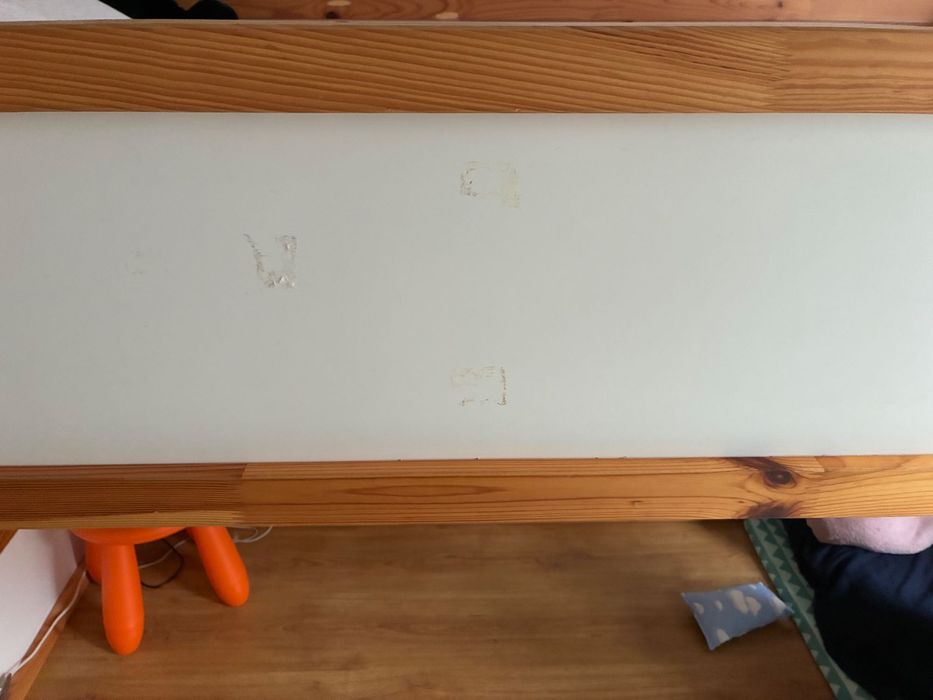 Beliche KURA Cama reversível, branco/pinho, 90x200 cm