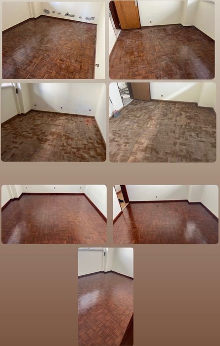 Faço Pinturas e afagamento de soalho de madeira e Reparações