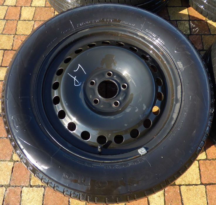 4 Koła - Felgi 16 5x108 + Opony Firestone Roadhawk 215/60/16 + Kołpaki