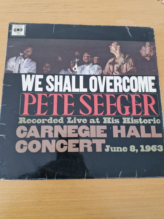 disco de vinyl pete seeger we shall overcome