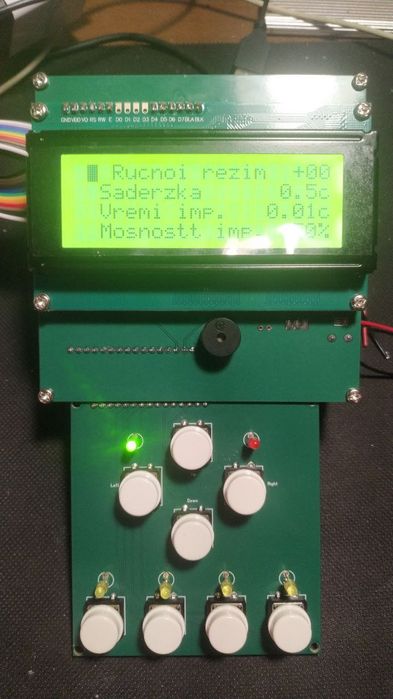 Контроллер для точечной сварки / споттера 5 импульсов