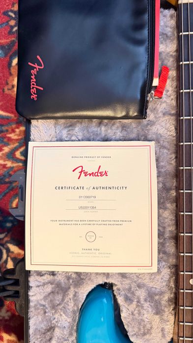 GUITARRA FENDER STRATOCASTER PRO II - BLUE MIAMI - MADE IN U.S.A