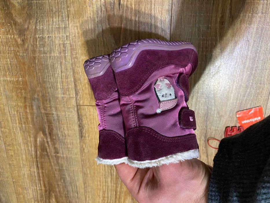 Сапожки детские термо ботинки черевики на девочку Elefanten р.22