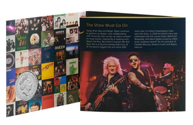 NOVA moeda de 5 LIBRAS "QUEEN" 2020, das mais procuradas !!