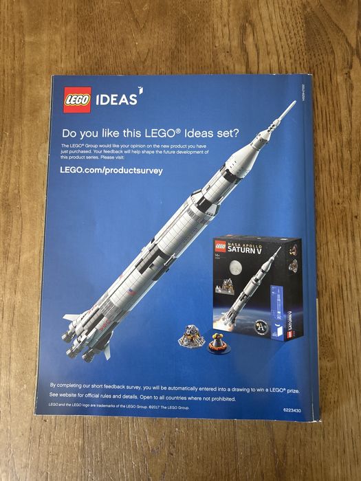 Lego Saturn V manual instruções 21309