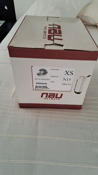 Capacete Nau xs Black Rider (novo)