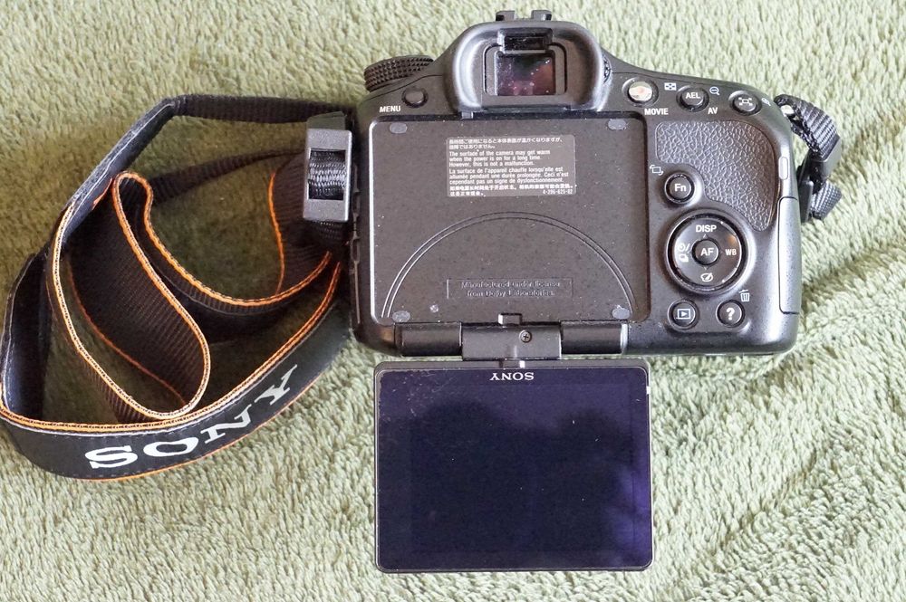 Sony SLT-A65 korpus z przebiegiem 17896 zdjęć - komplet