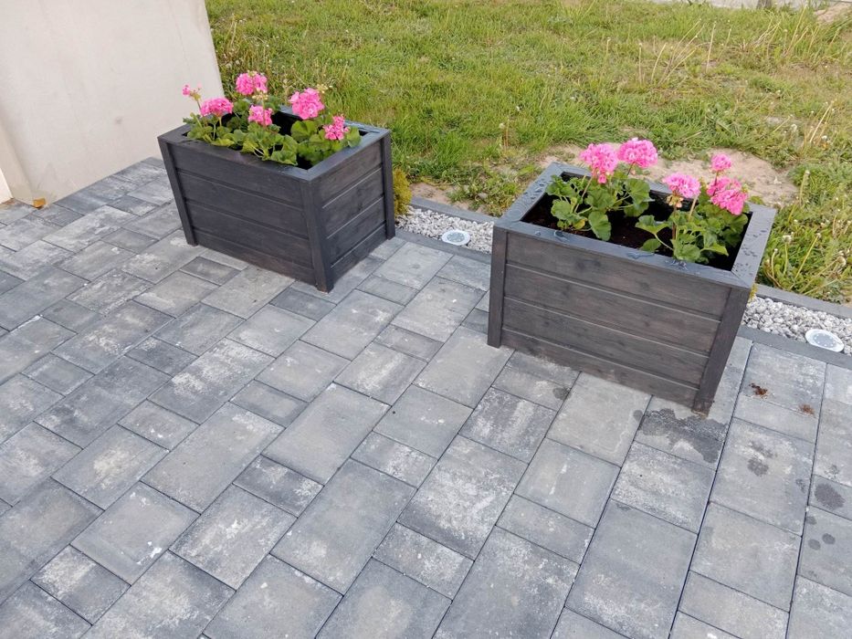 Doniczki donice na wymiar drewno